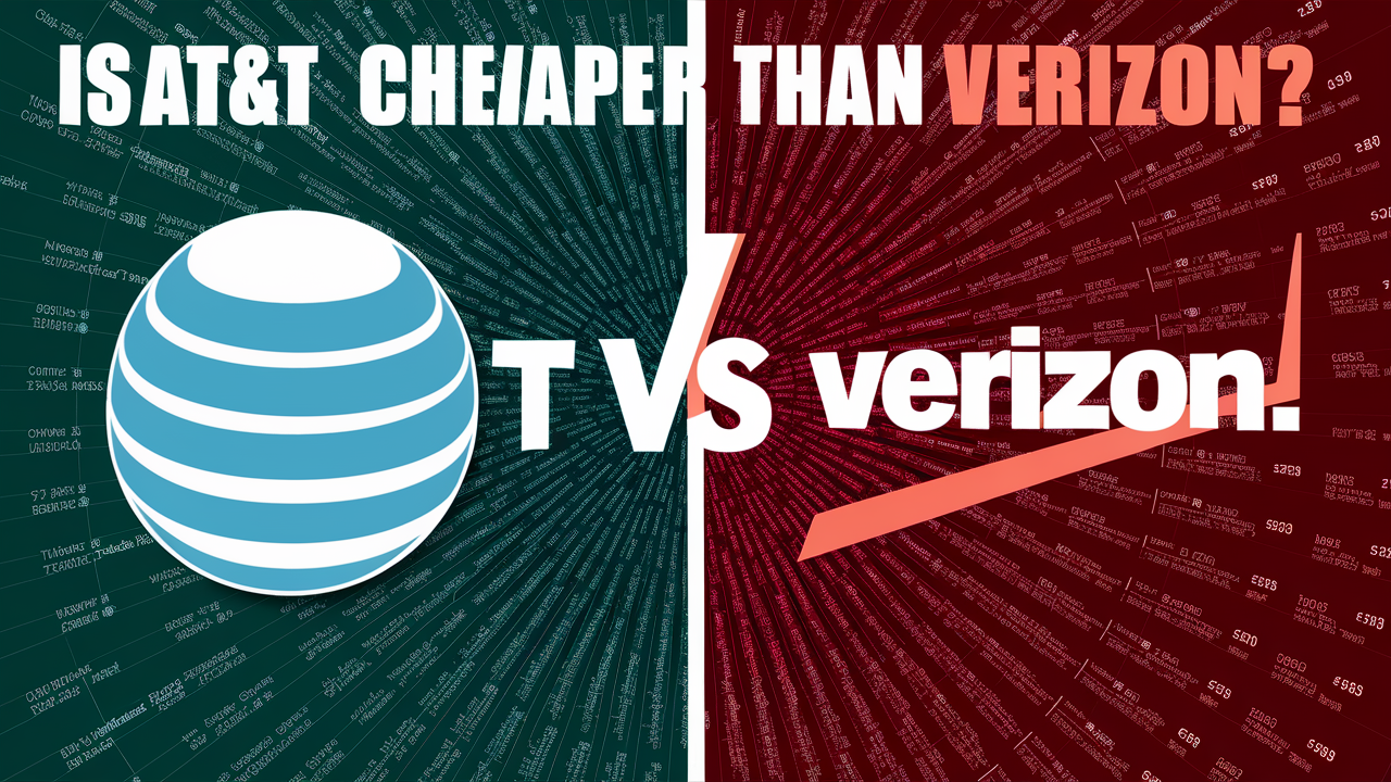 Is AT&T cheaper than Verizon?