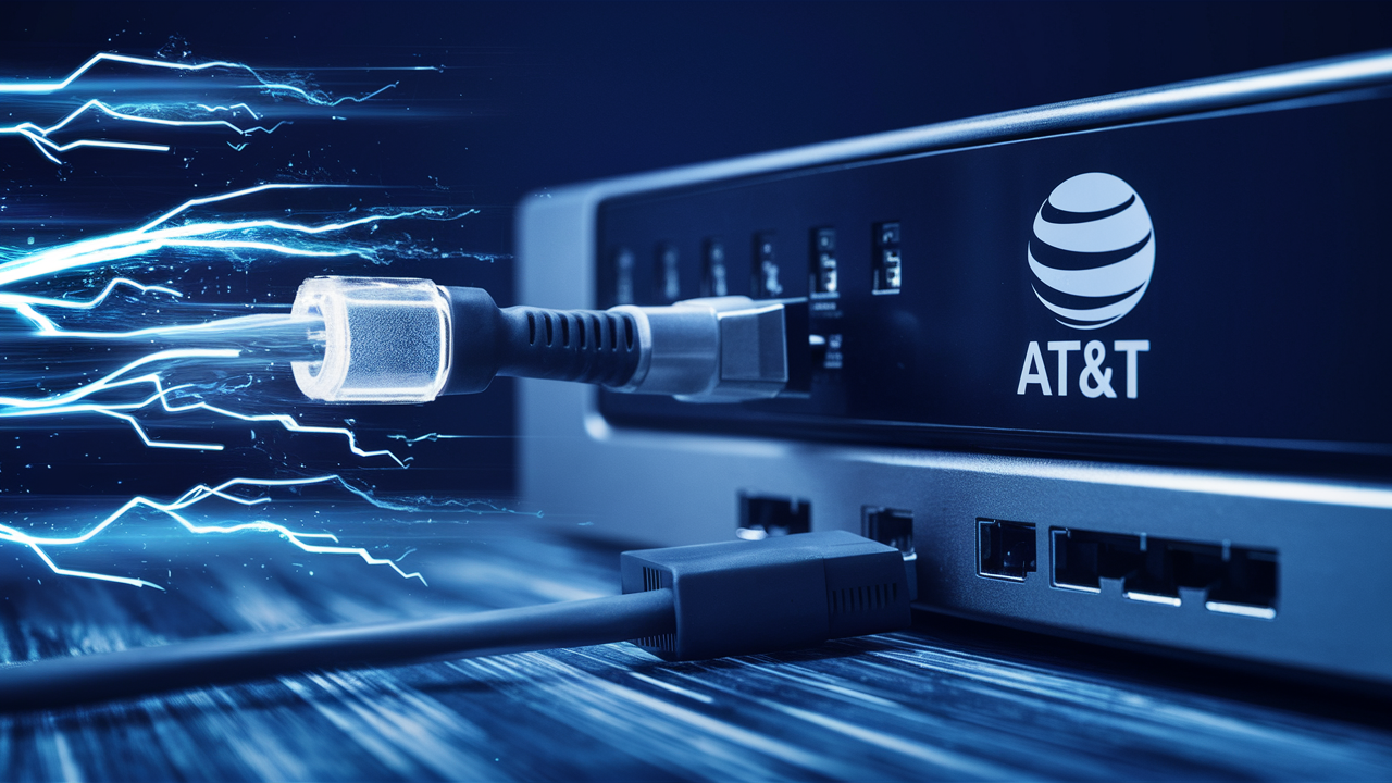 Is ATT fiber a wired connection?