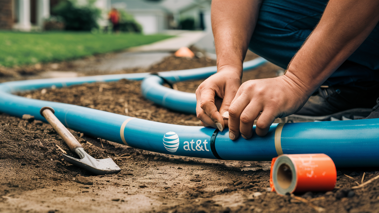 Is AT&T fiber buried?