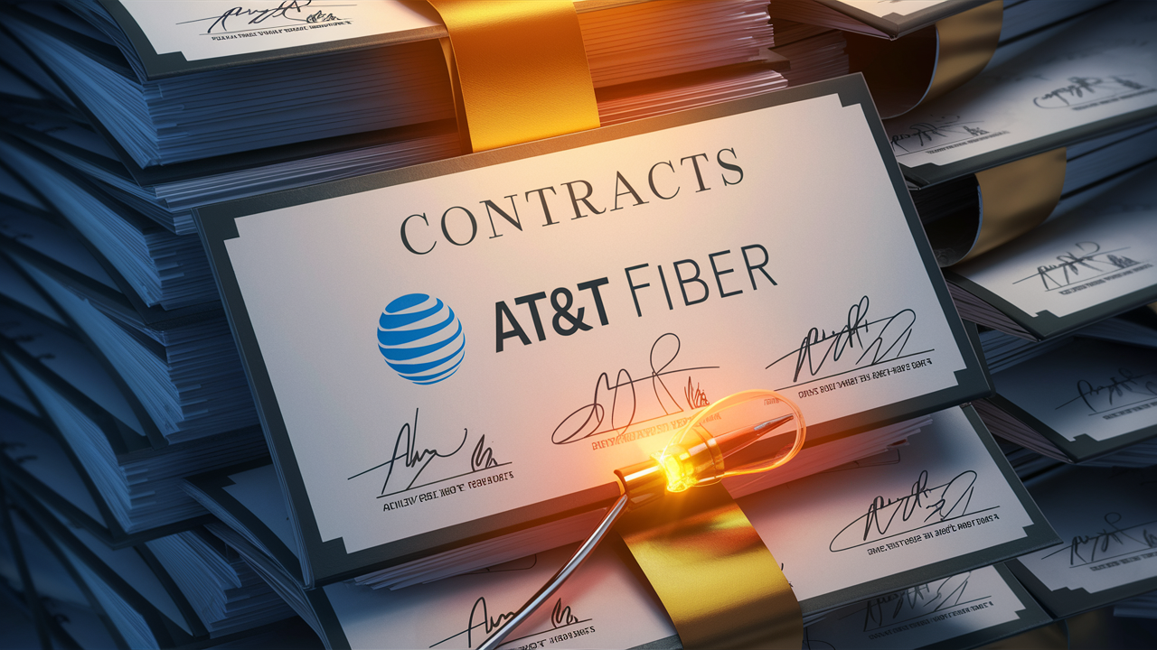 Is ATT fiber under contract?