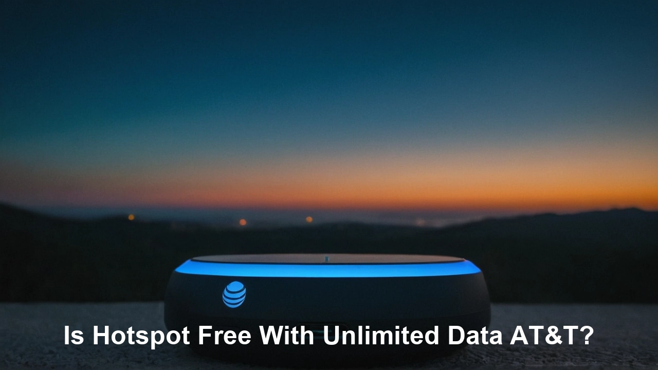 Is hotspot free with unlimited data at&t?