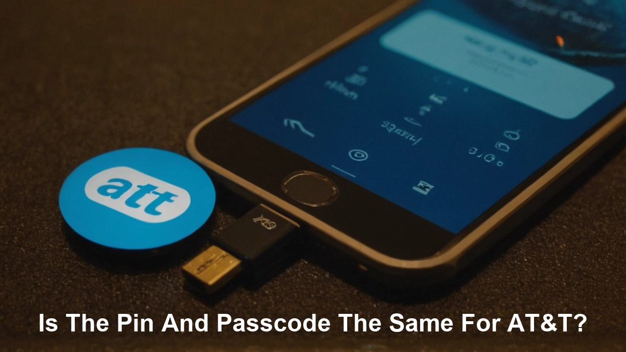 Is the PIN and passcode the same for AT&T?