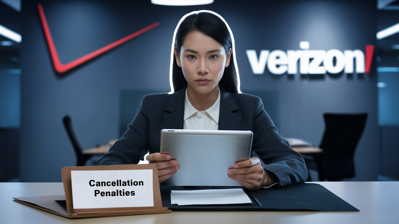 Is there a penalty for Cancelling Verizon?