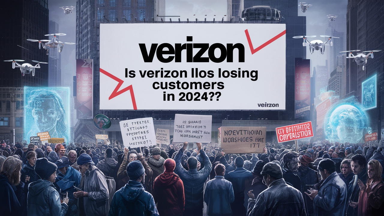 Is Verizon losing customers in 2024?