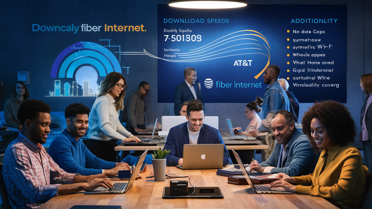 What are the benefits of AT&T fiber internet?