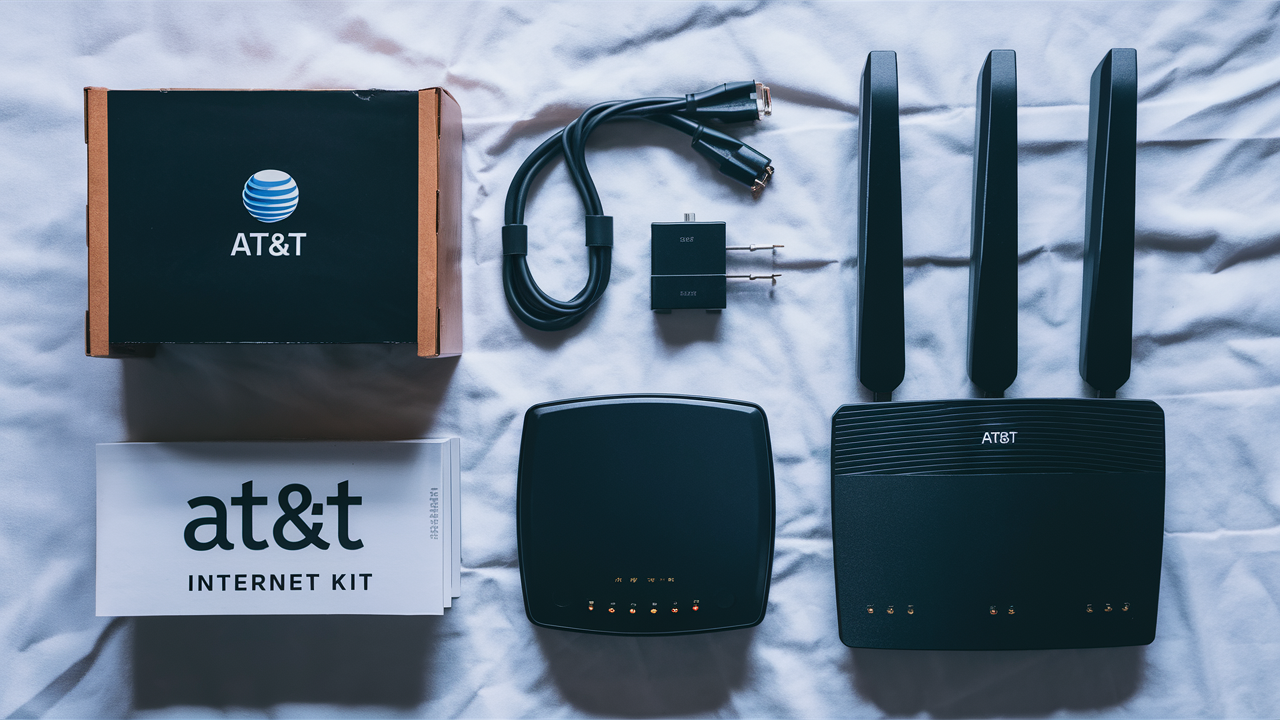 What comes in the AT&T internet kit?