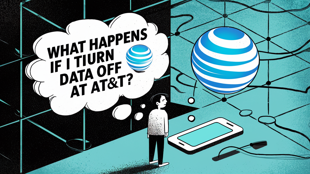 What happens if I turn data off at AT&T?