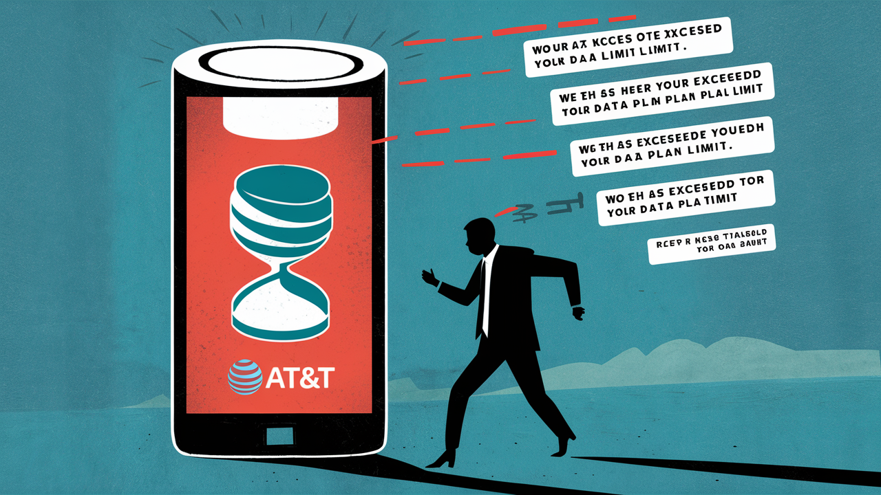 What if I go over my data plan AT&T?