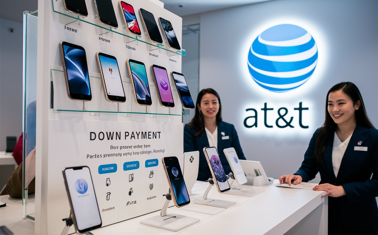 What is an AT&T down payment?