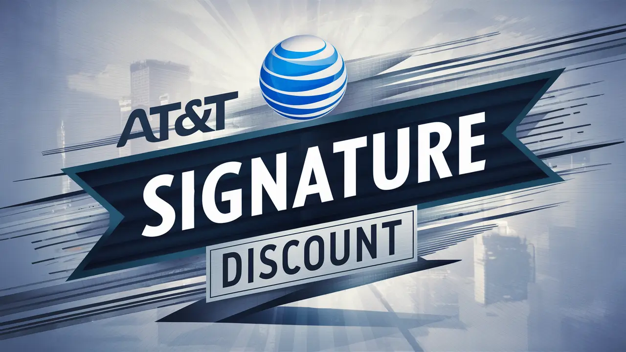 What is an AT&T signature discount?