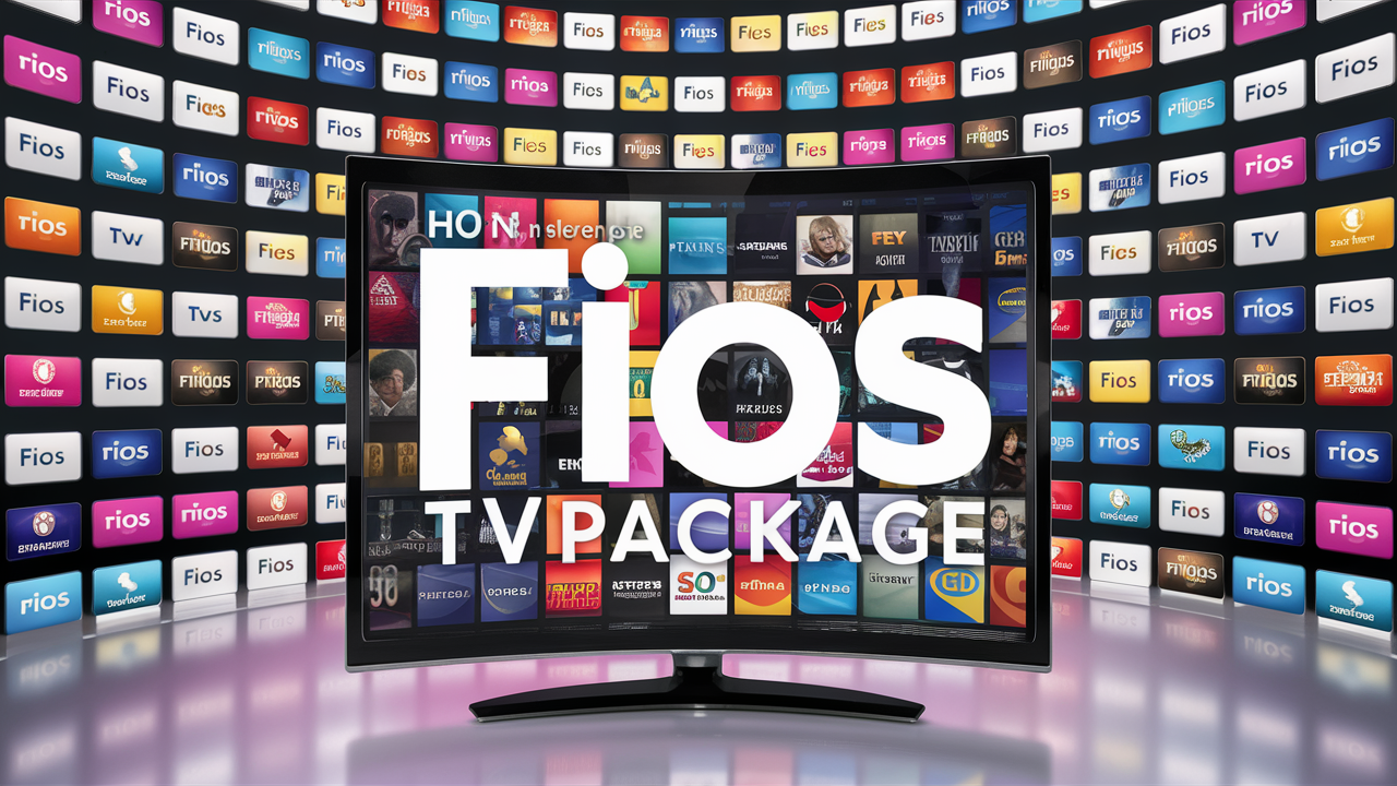 What is included in the most FiOS TV package?