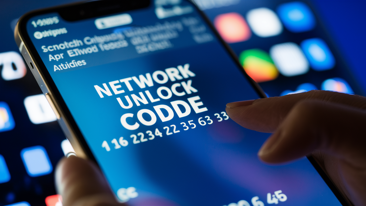 What is the 16 digit network unlock code?