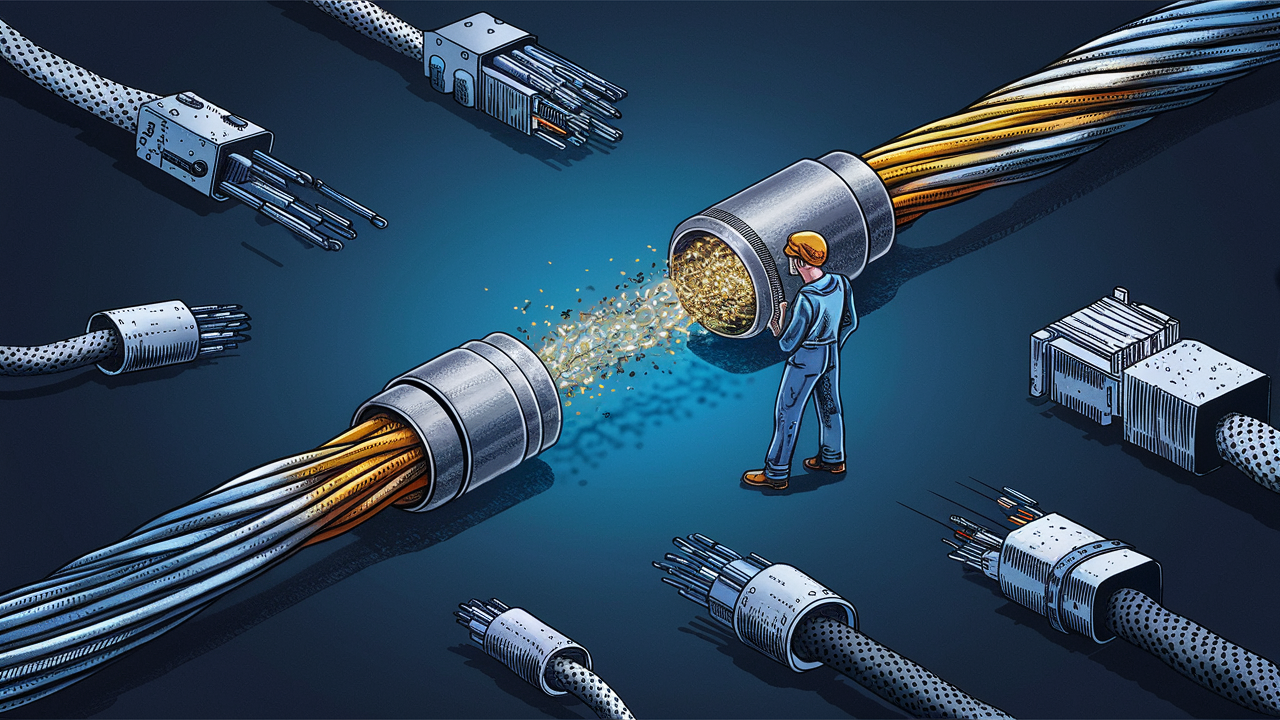 What is the alternative to fiber optic cable?