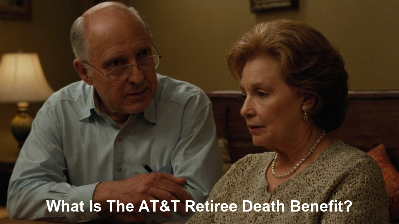 What is the AT&T retiree death benefit?