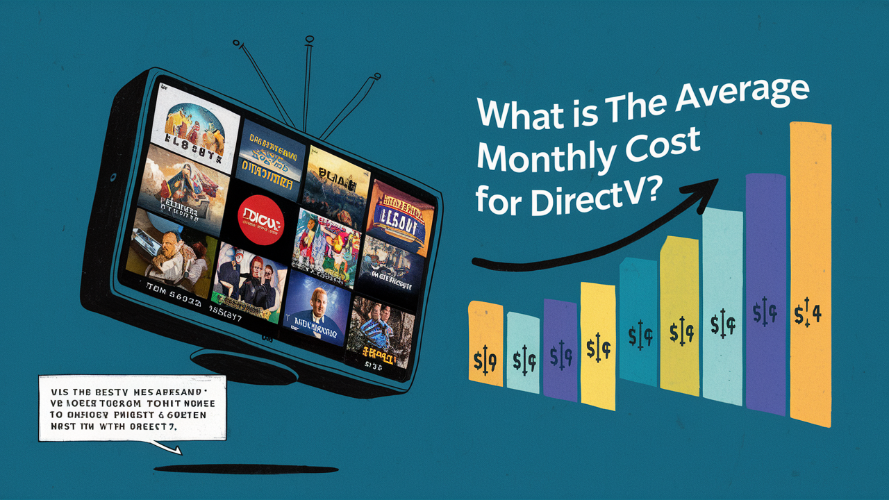 What is the average monthly cost for DIRECTV?