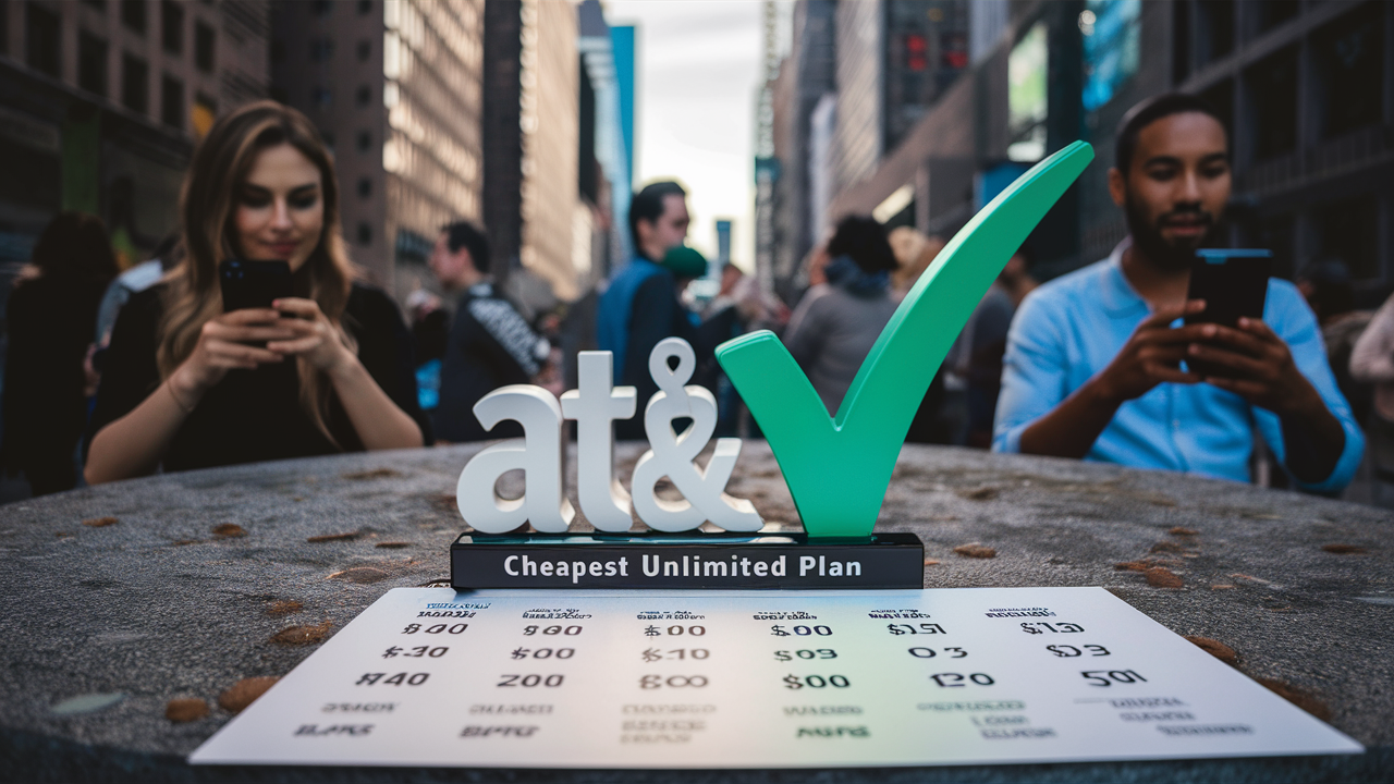 What is the cheapest unlimited plan for AT&T?