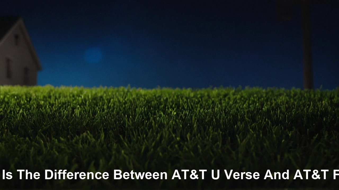 What is the difference between AT&T U-verse and AT&T Fiber?