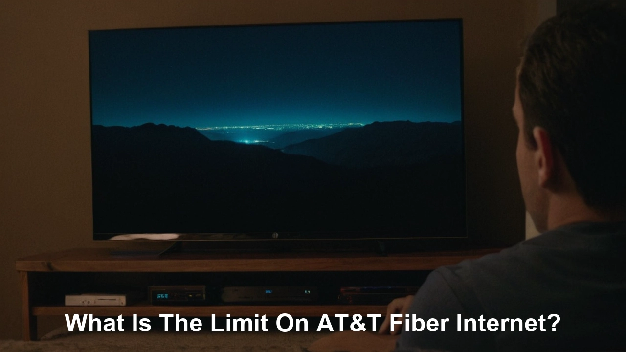 What is the limit on AT&T fiber internet?