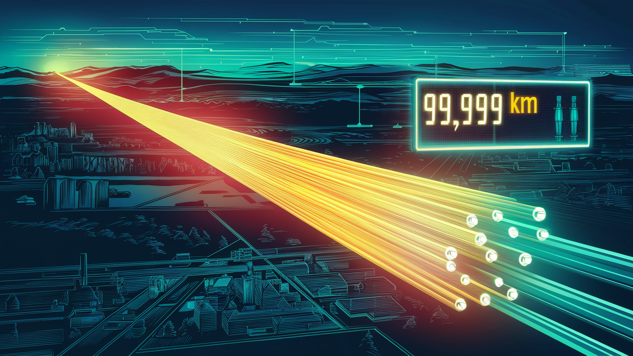 What is the maximum distance for fiber internet?