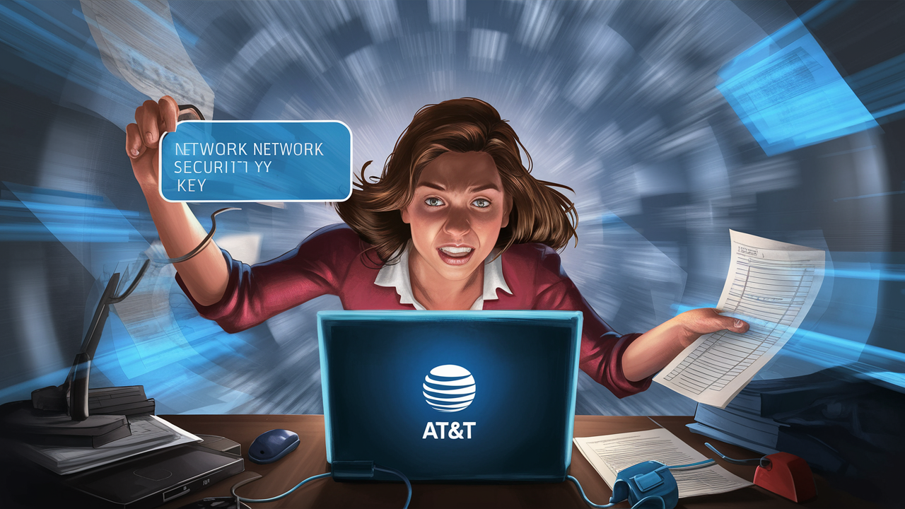 What is the network security key for ATT?