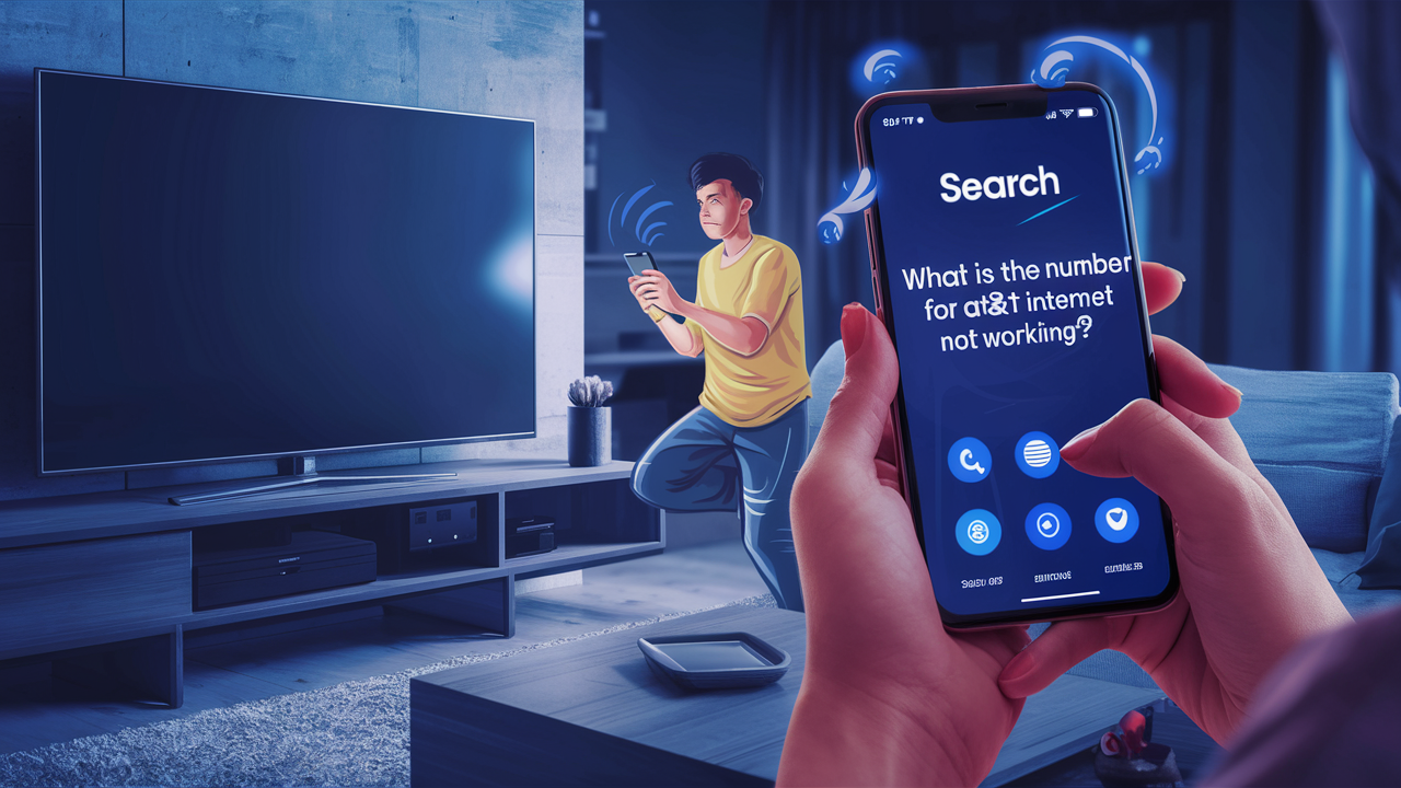 What is the number for AT&T internet not working?