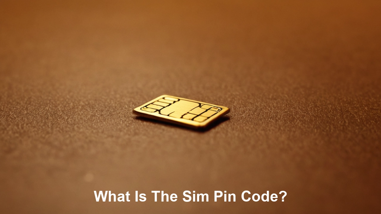 What is the SIM PIN code?