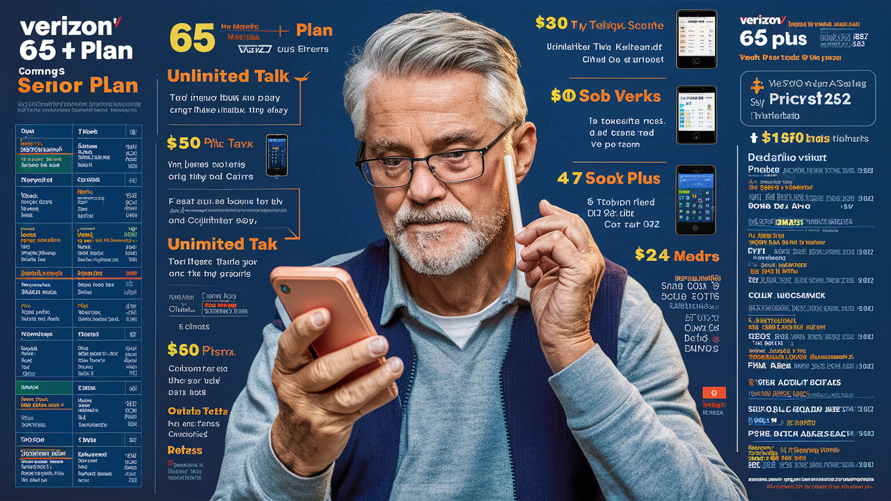 What is the Verizon 65 Plus plan price for seniors?