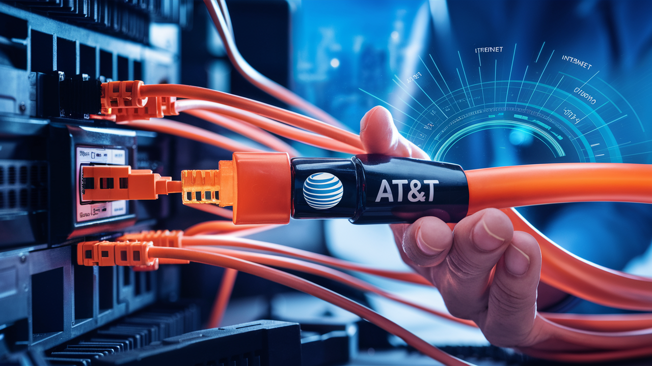 What type of connection does ATT fiber use?