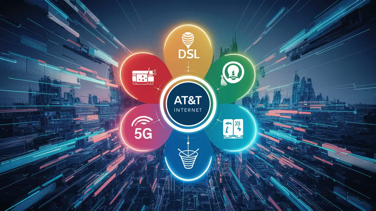 What type of internet does ATT use?