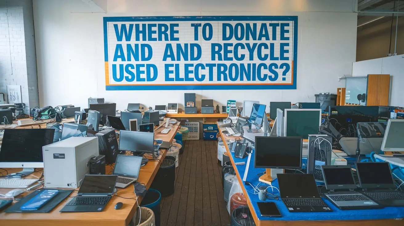 Where To Donate And Recycle Used Electronics?