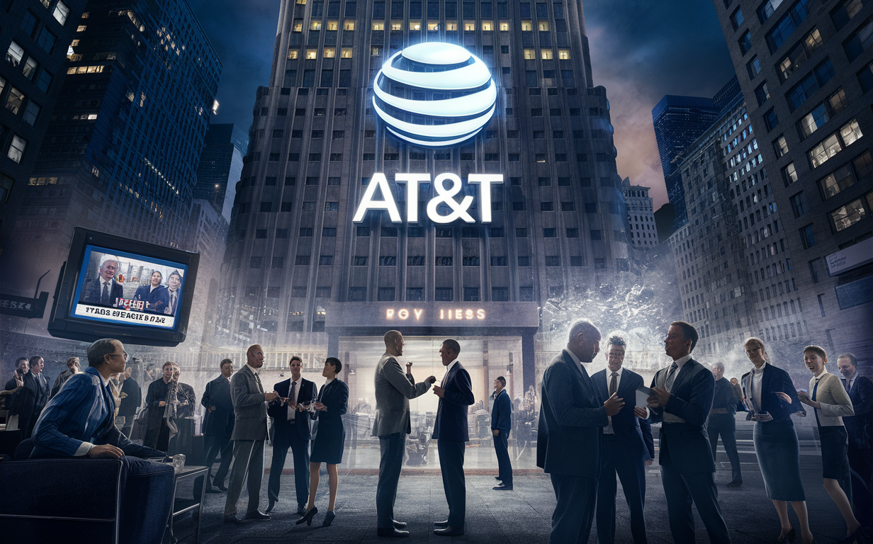 Who did AT&T just merge with?