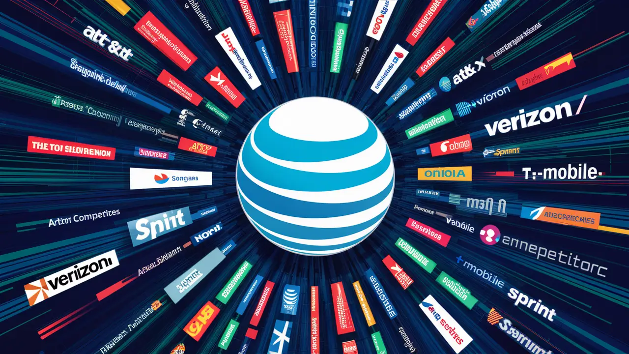 Who does AT&T compete with?