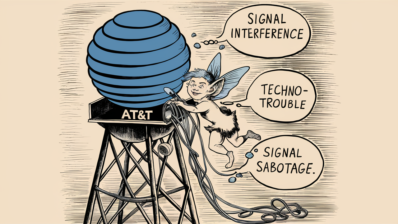 Why did AT&T lose service?