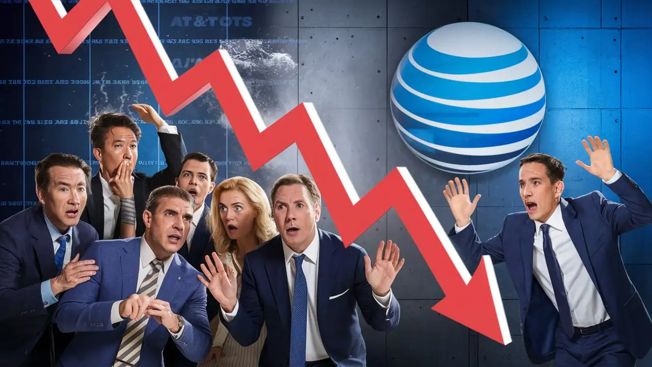 Why has AT&T dropped?