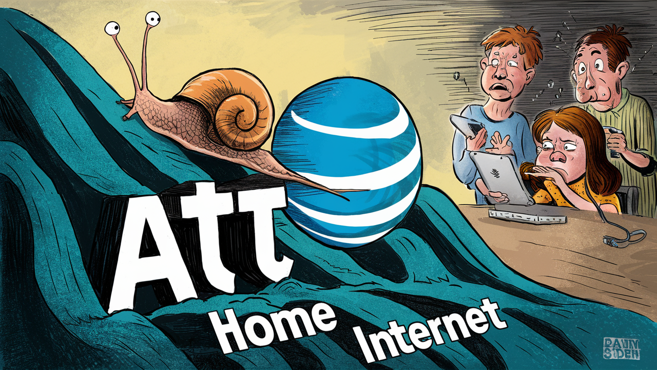 Why is AT&T home internet so slow?