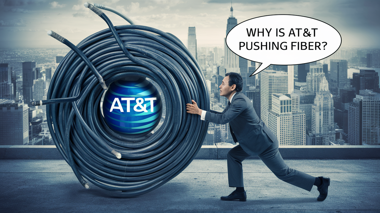 Why is AT&T pushing fiber?