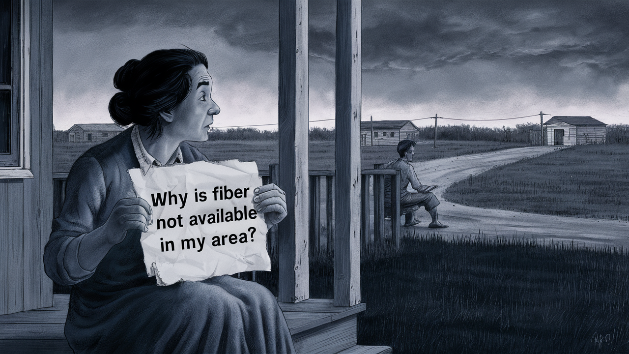 Why is fiber not available in my area?