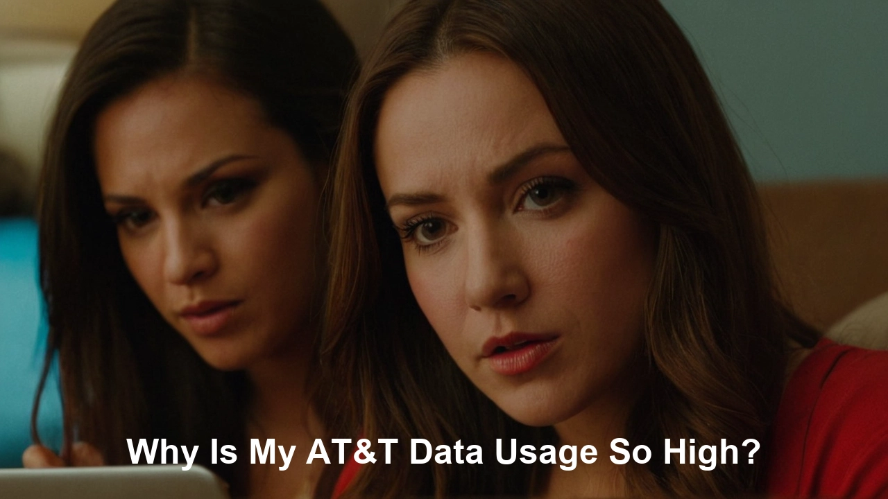 Why is my AT&T data usage so high?