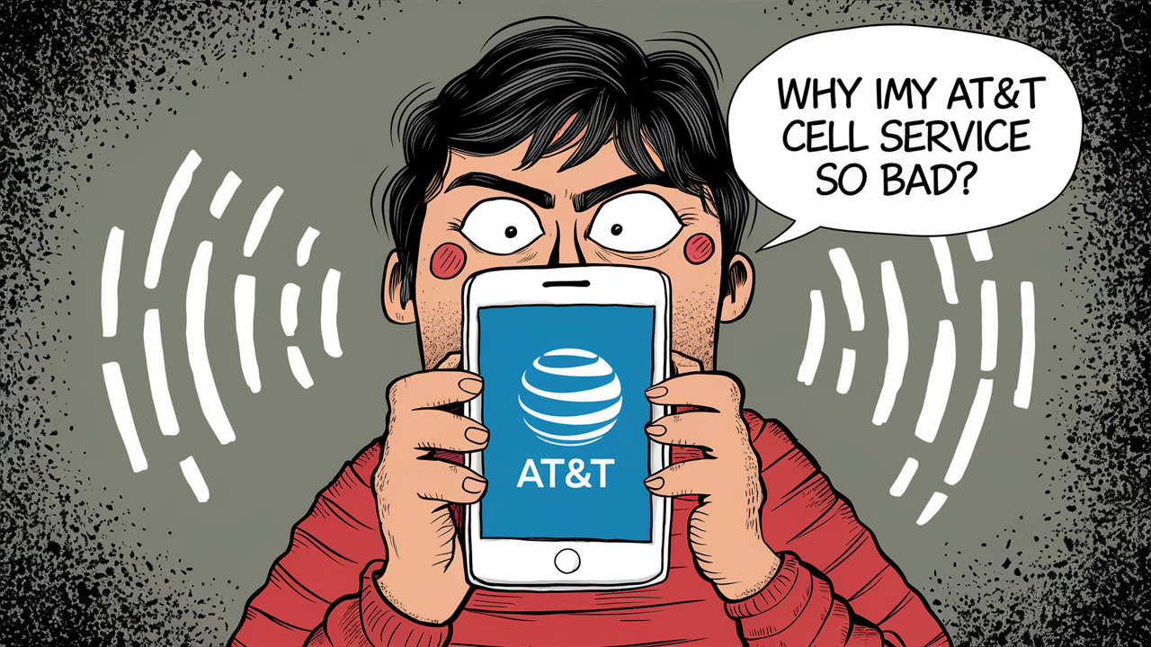 Why is my AT&T cell service so bad?