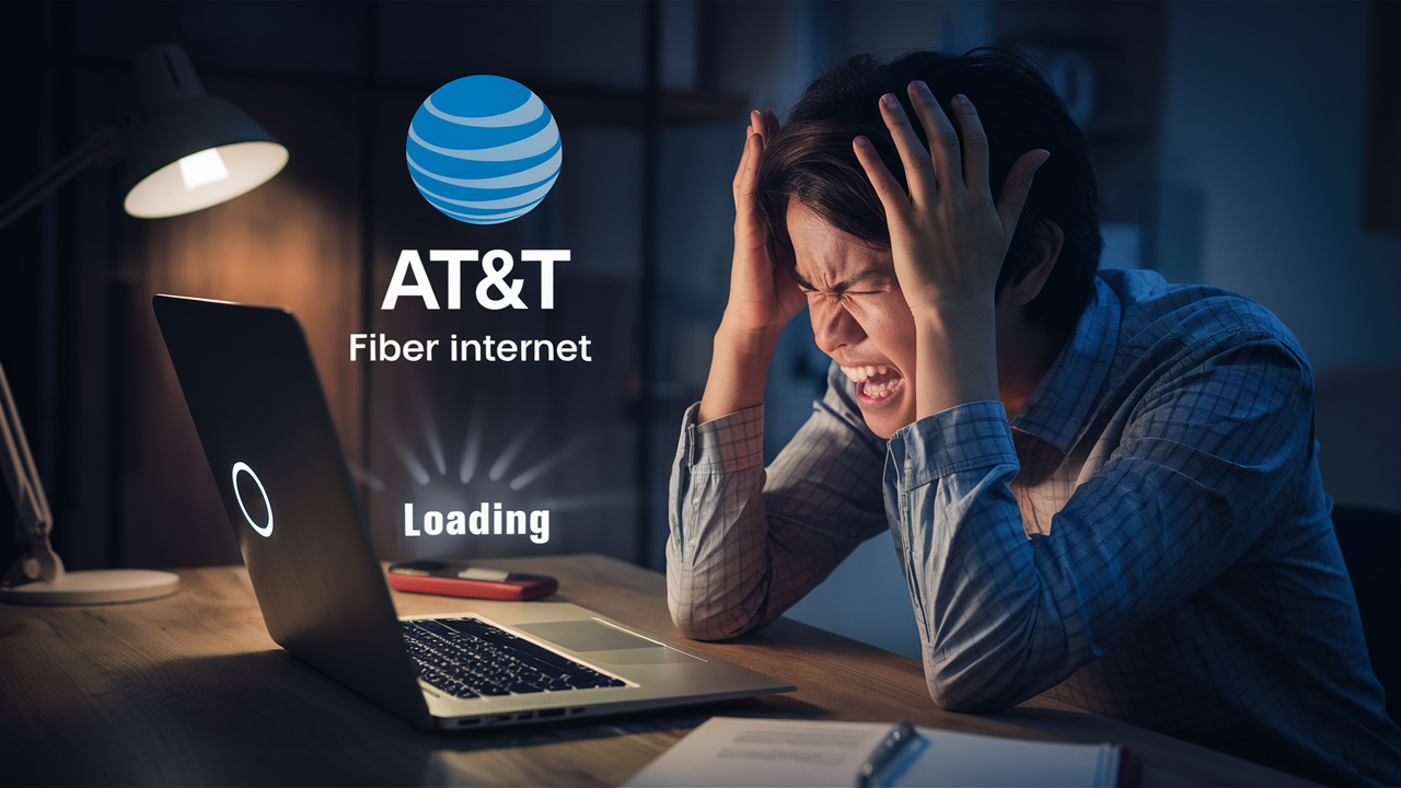 Why is my AT&T fiber internet so slow?