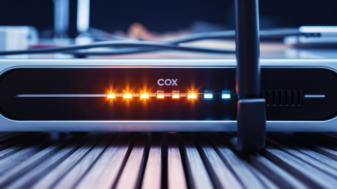 Why is my Cox Router Blinking Orange?