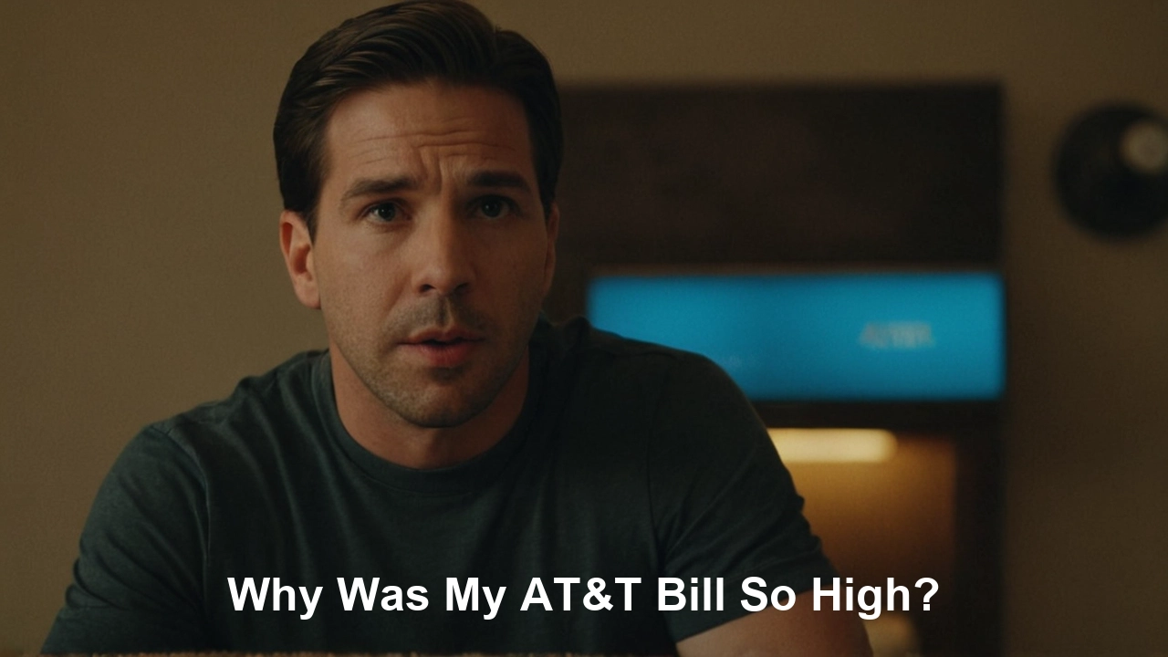 Why was my AT&T bill so high?