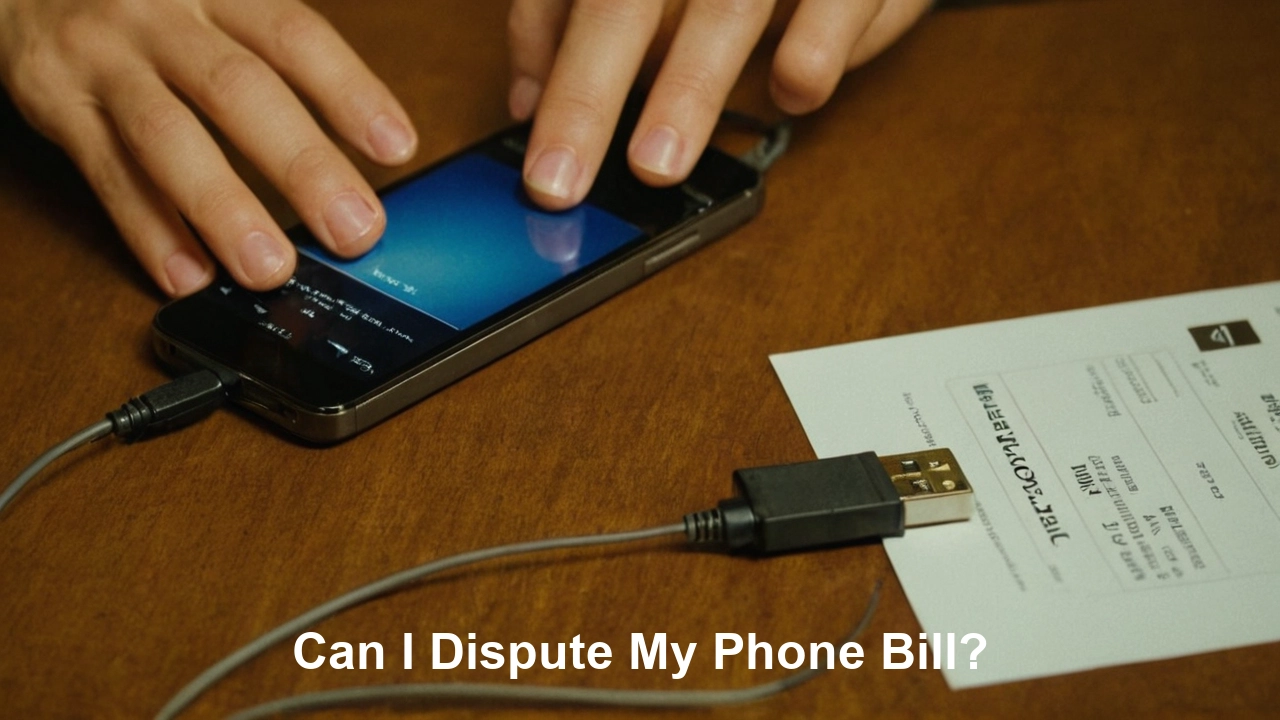 Can I dispute my phone bill?