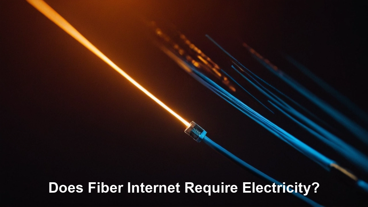 Does fiber internet require electricity?