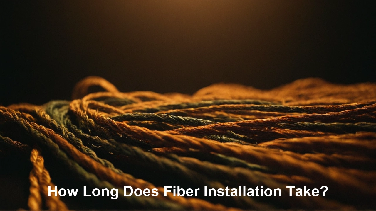 How long does fiber installation take?
