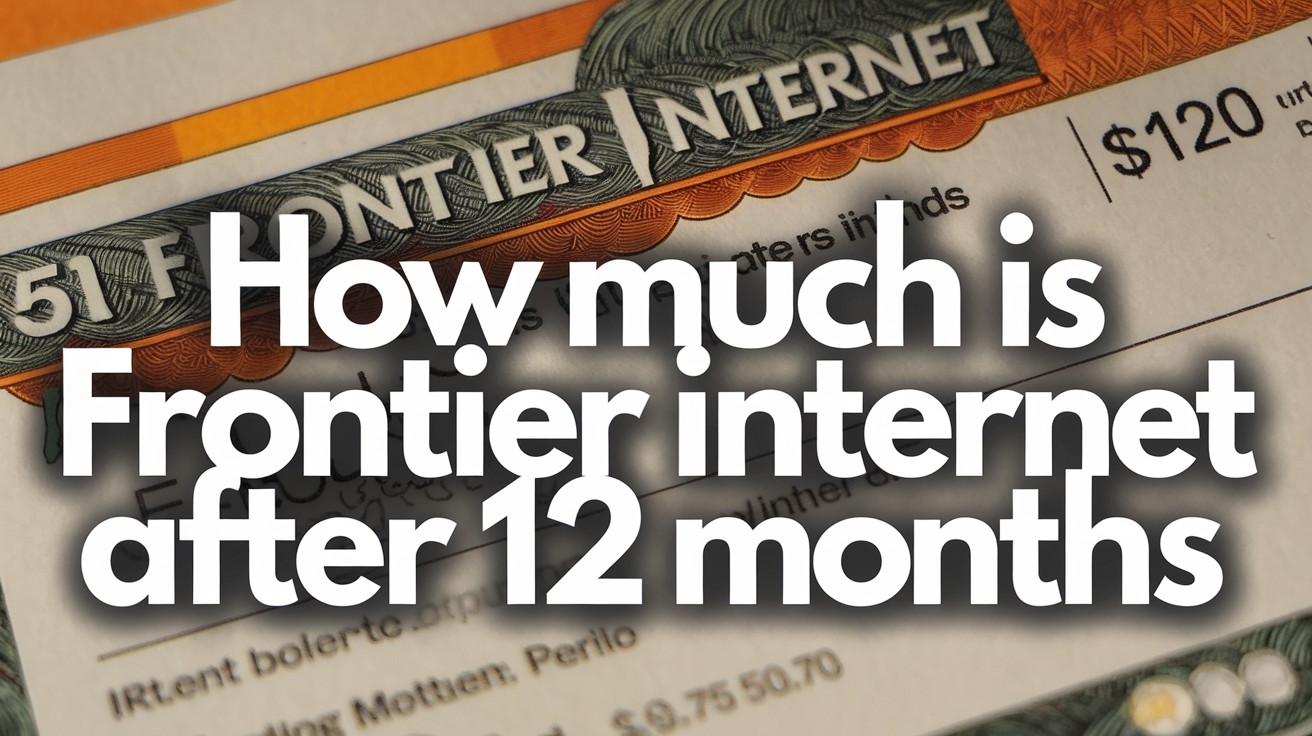 How Much Is Frontier Internet After 12 Months