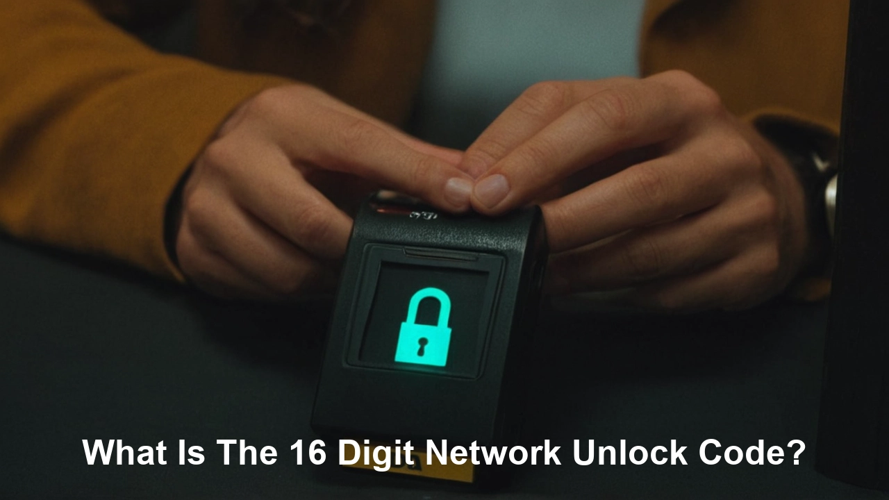 What is the 16 digit network unlock code?
